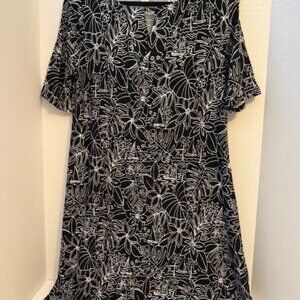 Chichos Tropical Print Shift Dress